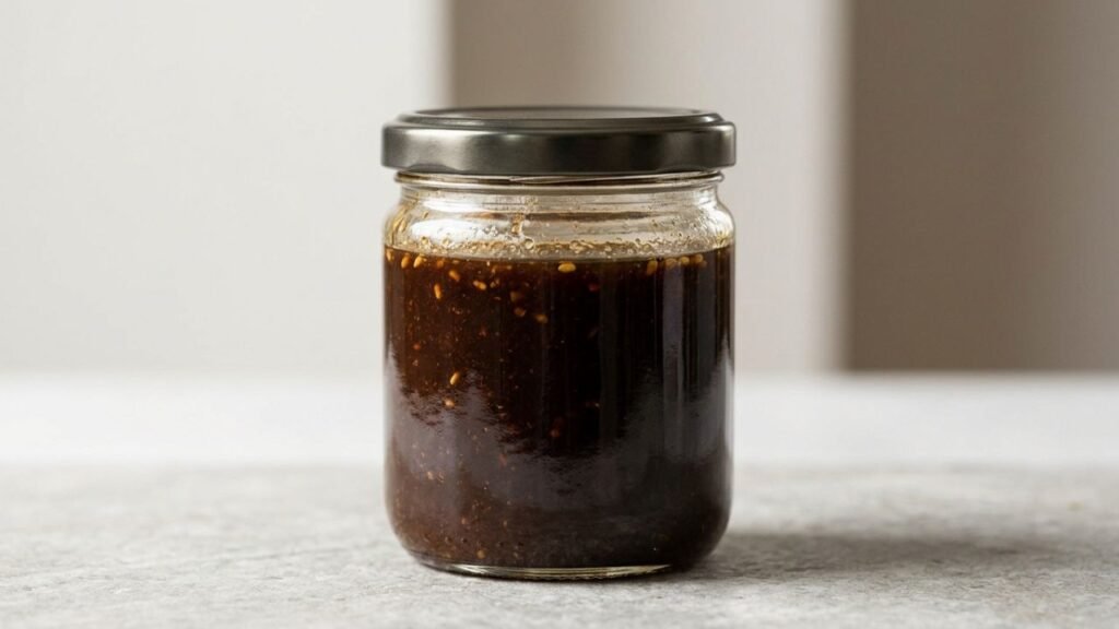 Soyaki sauce with ginger and garlic
